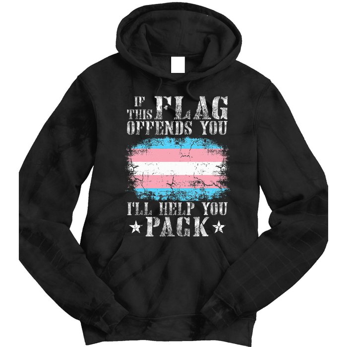 If This Flag Offends You Rainbow Pride Tie Dye Hoodie
