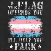 If This Flag Offends You Rainbow Pride Trucker Hat