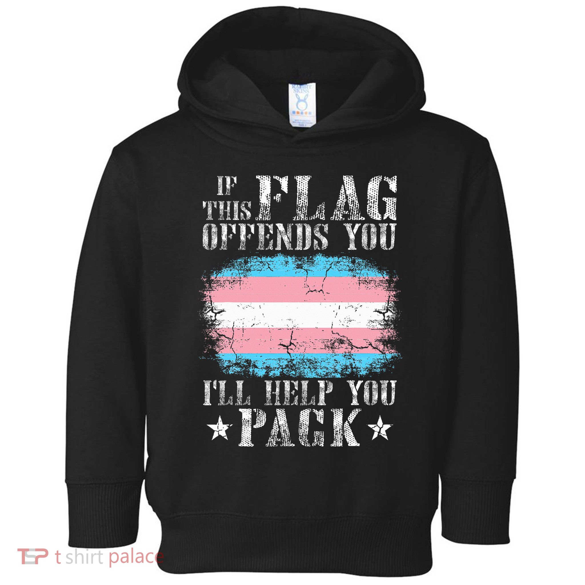 If This Flag Offends You Rainbow Pride Toddler Hoodie