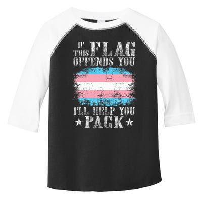 If This Flag Offends You Rainbow Pride Toddler Fine Jersey T-Shirt