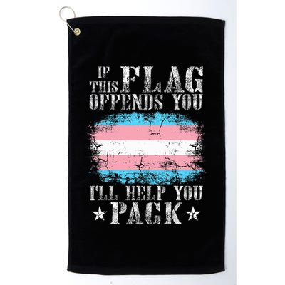 If This Flag Offends You Rainbow Pride Golf Towel