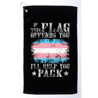 If This Flag Offends You Rainbow Pride Golf Towel