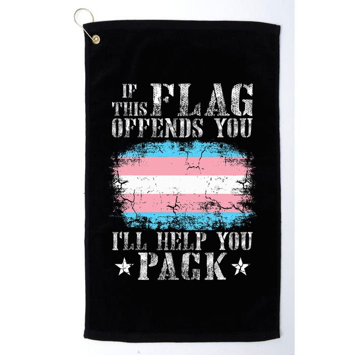 If This Flag Offends You Rainbow Pride Golf Towel
