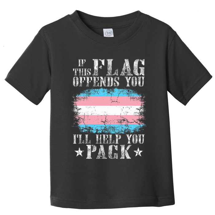 If This Flag Offends You Rainbow Pride Toddler T-Shirt