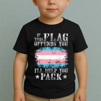 If This Flag Offends You Rainbow Pride Toddler T-Shirt