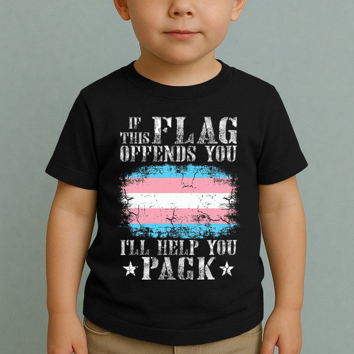If This Flag Offends You Rainbow Pride Toddler T-Shirt