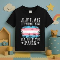 If This Flag Offends You Rainbow Pride Toddler T-Shirt