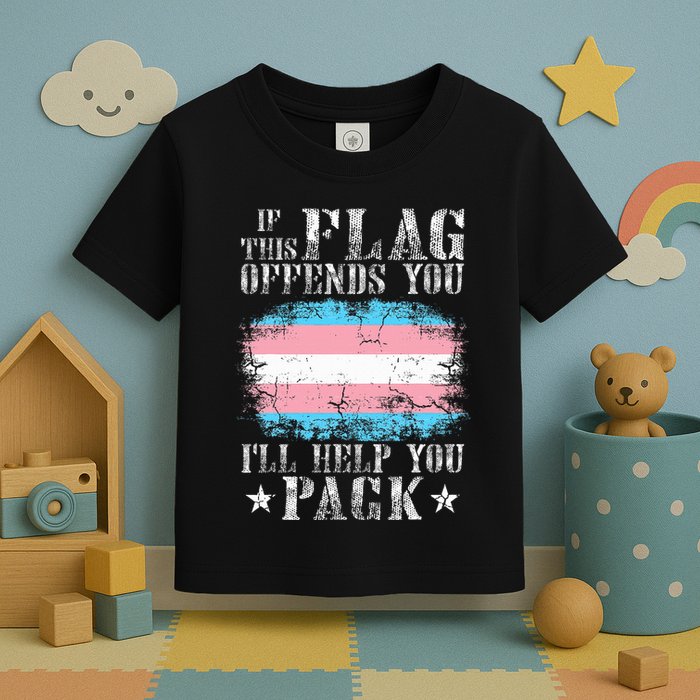 If This Flag Offends You Rainbow Pride Toddler T-Shirt