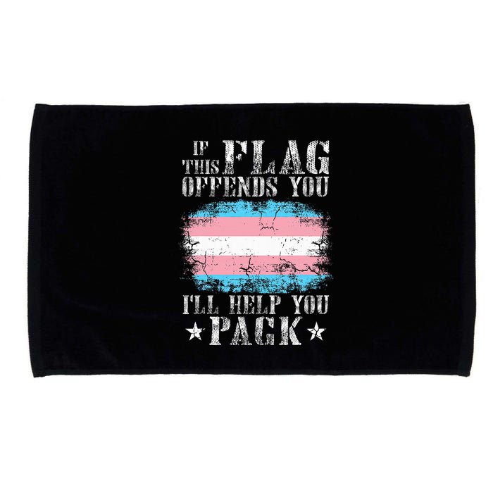 If This Flag Offends You Rainbow Pride Microfiber Hand Towel