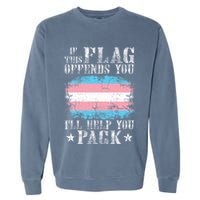 If This Flag Offends You Rainbow Pride Garment-Dyed Sweatshirt