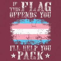 If This Flag Offends You Rainbow Pride 16oz Travel Tumbler