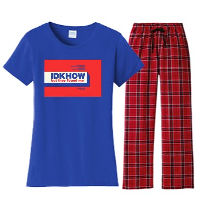 Idkhow – They Found Me Women's Flannel Pajama Set