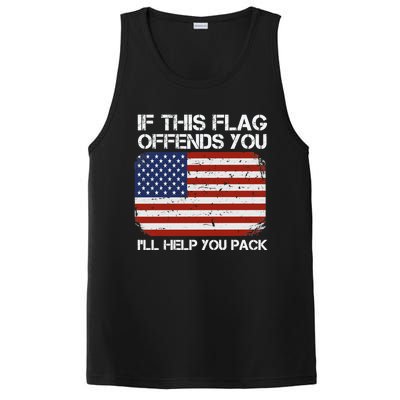 If This Flag Offends You Ill Help You Pack Patriotic Gift PosiCharge Competitor Tank