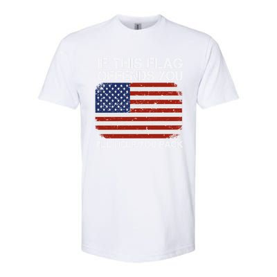 If This Flag Offends You Ill Help You Pack Patriotic Gift Softstyle CVC T-Shirt