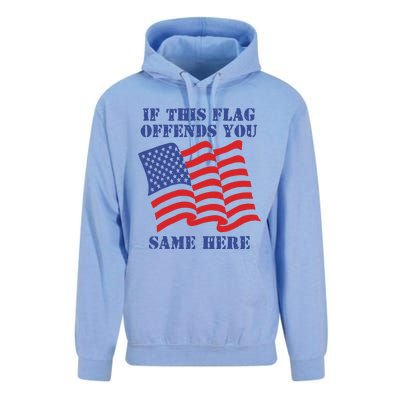 If This Flag Offends You Same Here Unisex Surf Hoodie