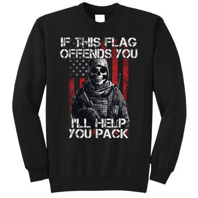 If This Flag Offends You 4th Of July Us Flag Usa Patriotic Sweatshirt