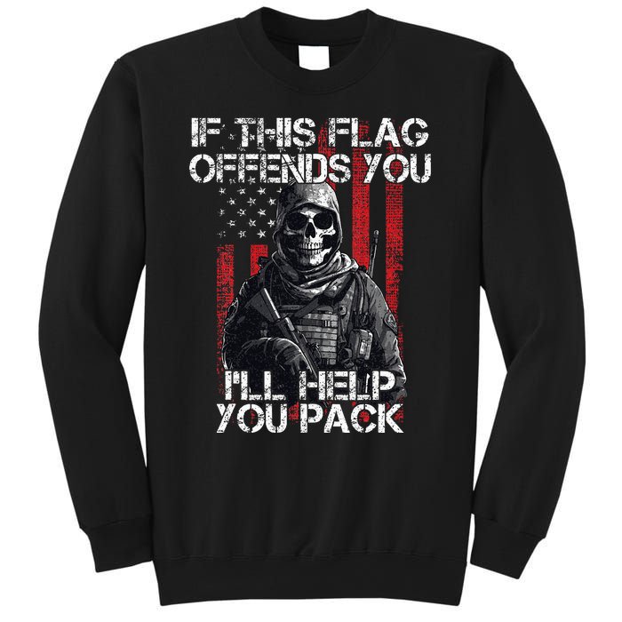 If This Flag Offends You 4th Of July Us Flag Usa Patriotic Sweatshirt