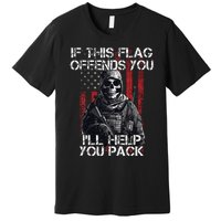 If This Flag Offends You 4th Of July Us Flag Usa Patriotic Premium T-Shirt