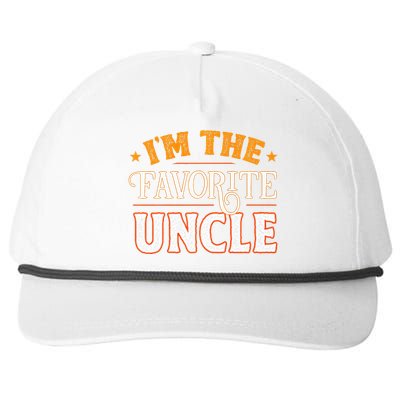 I'm The Favorite Uncle Snapback Five-Panel Rope Hat