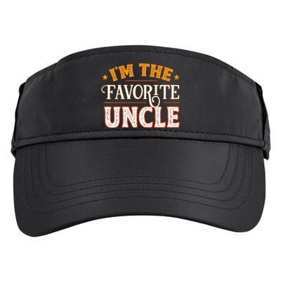 I'm The Favorite Uncle Adult Drive Performance Visor