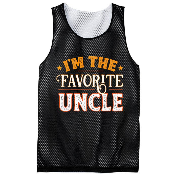 I'm The Favorite Uncle Mesh Reversible Basketball Jersey Tank
