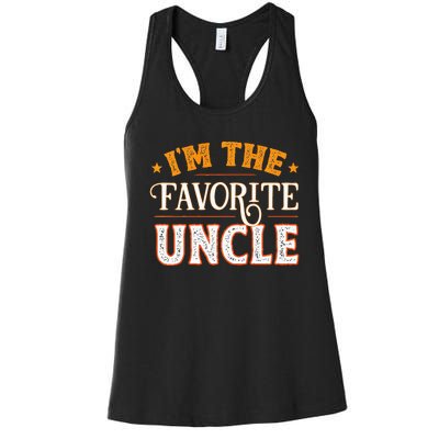 I'm The Favorite Uncle Women's Racerback Tank