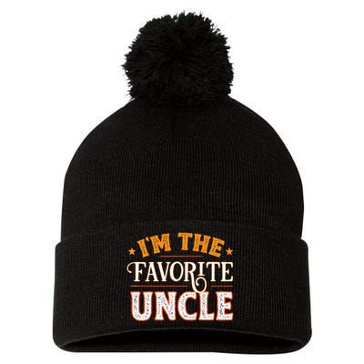 I'm The Favorite Uncle Pom Pom 12in Knit Beanie