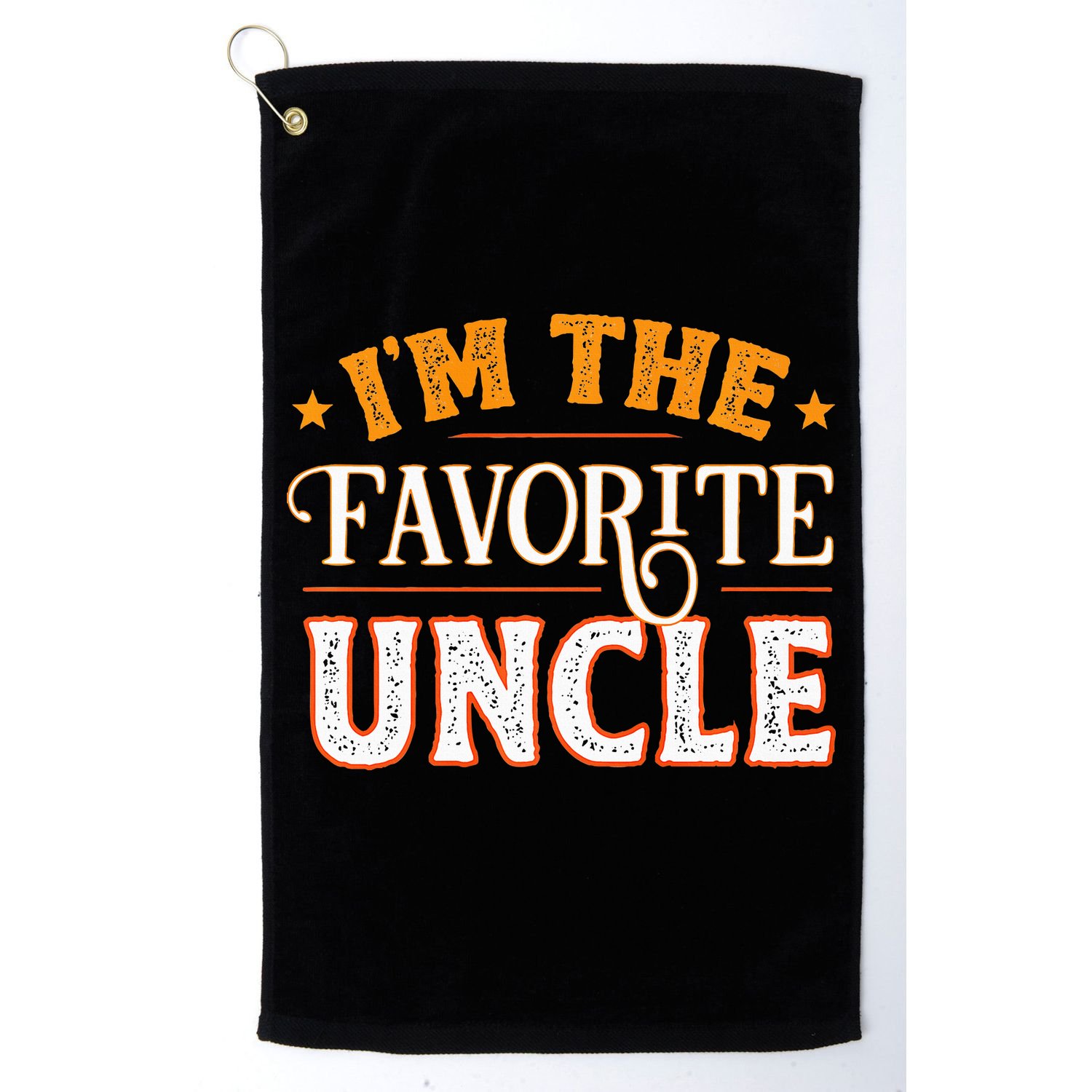 I'm The Favorite Uncle Golf Towel