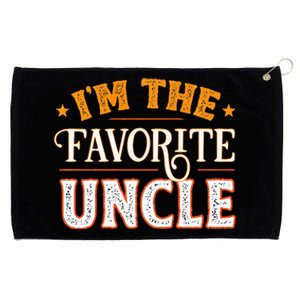 I'm The Favorite Uncle Grommeted Golf Towel