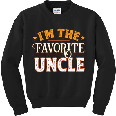 I'm The Favorite Uncle Kids Sweatshirt