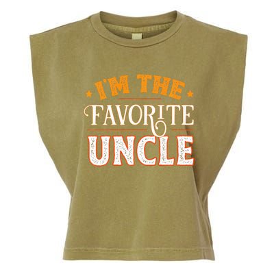 I'm The Favorite Uncle Garment-Dyed Women's Muscle Tee