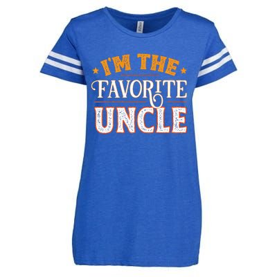 I'm The Favorite Uncle Enza Ladies Jersey Football T-Shirt