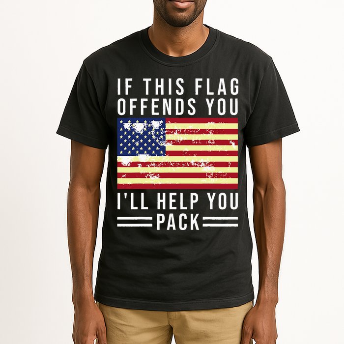 If This Flag Offends You I'll Help You Pack Tall T-Shirt