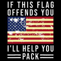 If This Flag Offends You I'll Help You Pack Sustainable Bucket Hat