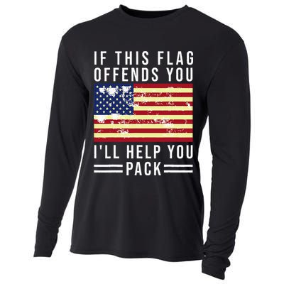 If This Flag Offends You I'll Help You Pack Cooling Performance Long Sleeve Crew