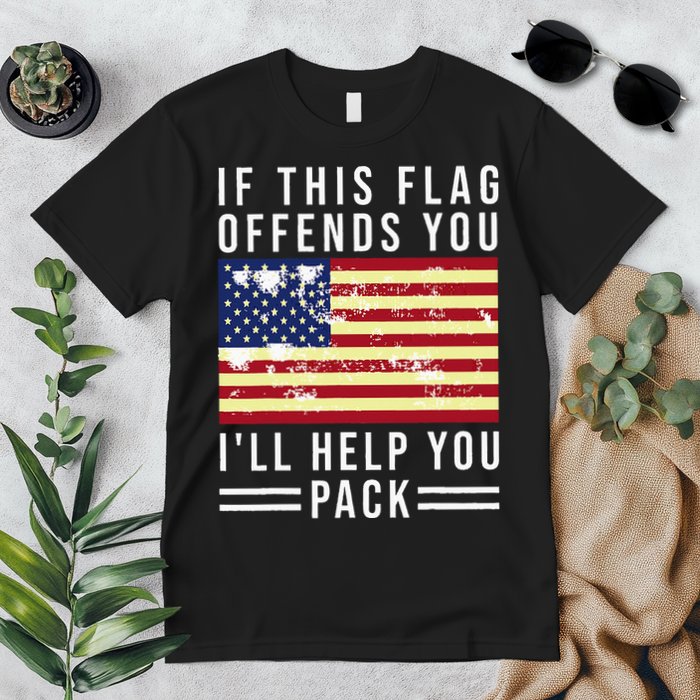 If This Flag Offends You I'll Help You Pack Premium T-Shirt