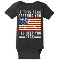 If This Flag Offends You I'll Help You Pack Baby Bodysuit