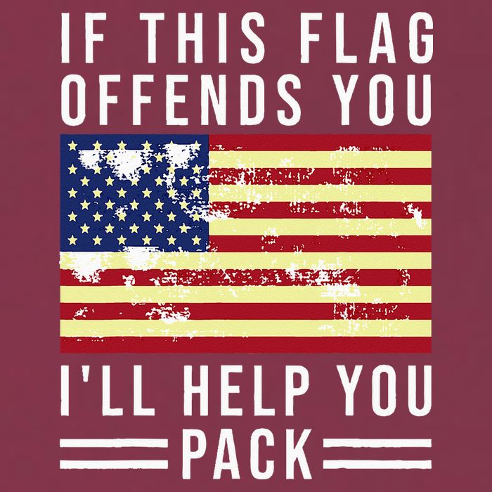If This Flag Offends You I'll Help You Pack 16oz Travel Tumbler