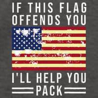 If This Flag Offends You I'll Help You Pack Vector Backpack