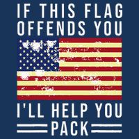 If This Flag Offends You I'll Help You Pack Infant Baby Jersey Bodysuit