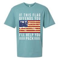 If This Flag Offends You I'll Help You Pack Sueded Cloud Jersey T-Shirt