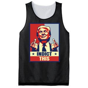 Indict This Funny Trump 2024 Mesh Reversible Basketball Jersey Tank