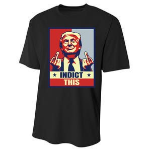 Indict This Funny Trump 2024 Performance Sprint T-Shirt