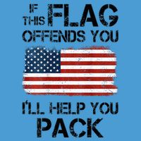 If This Flag Offends You ILl Help You Pack Tie Dye Hoodie