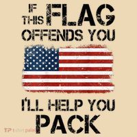 If This Flag Offends You ILl Help You Pack Drawstring Bag