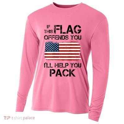 If This Flag Offends You ILl Help You Pack Cooling Performance Long Sleeve Crew
