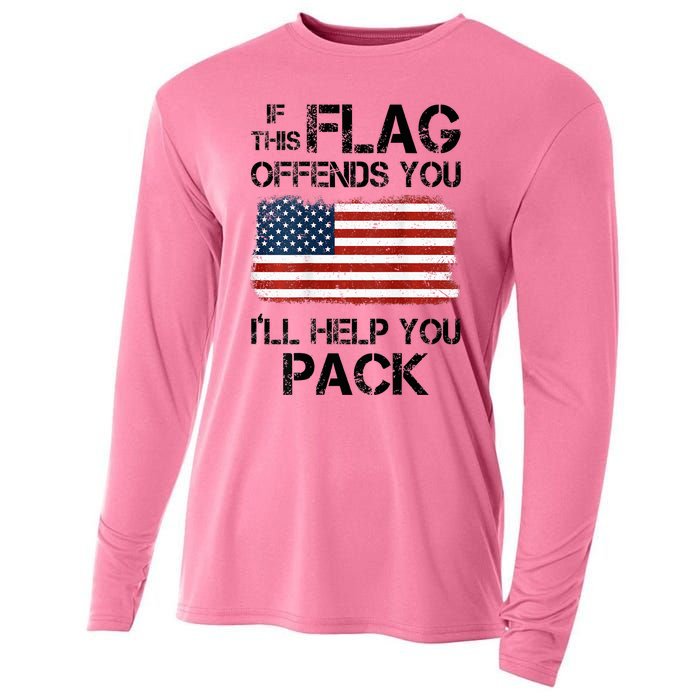 If This Flag Offends You ILl Help You Pack Cooling Performance Long Sleeve Crew