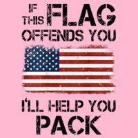 If This Flag Offends You ILl Help You Pack Baby Bodysuit