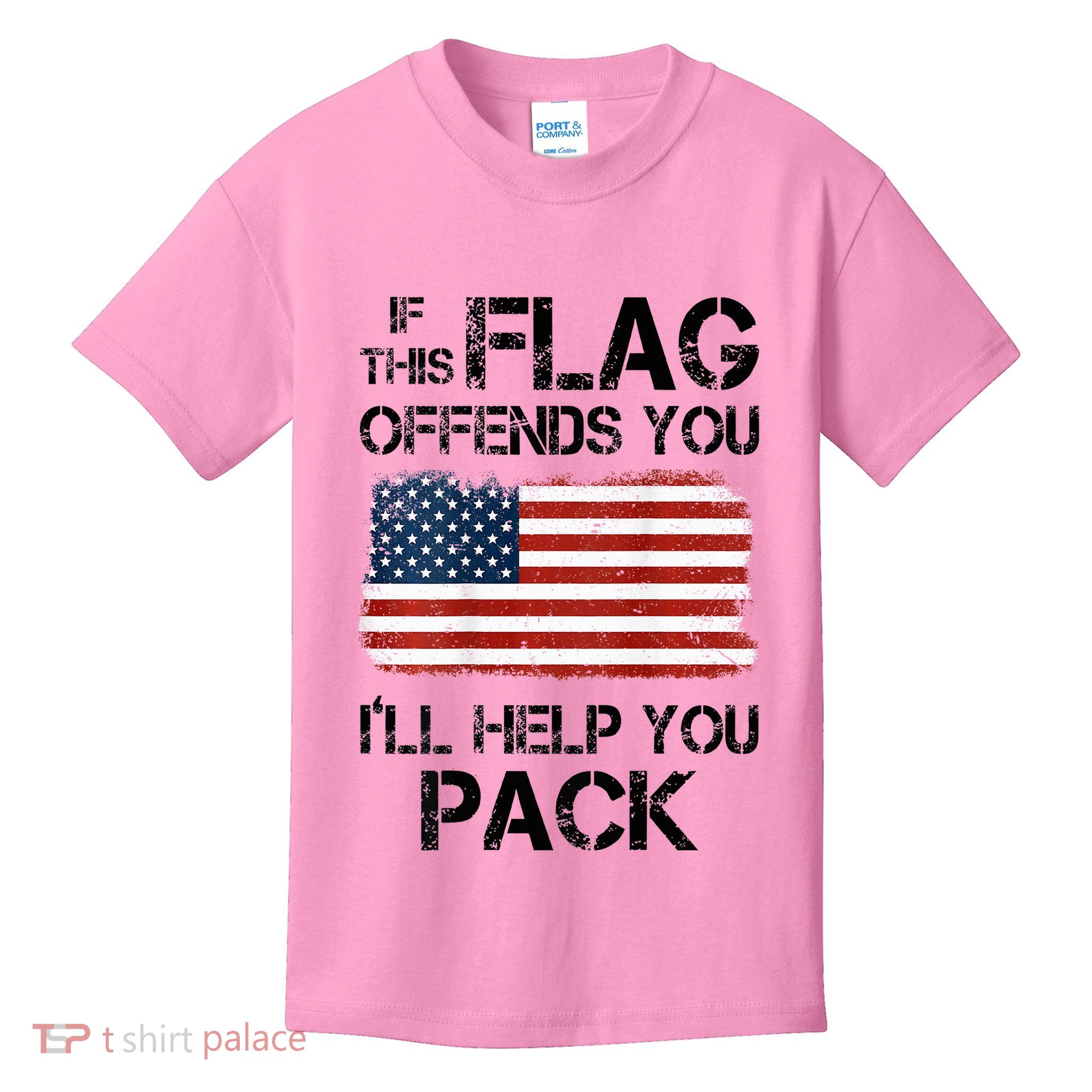 If This Flag Offends You ILl Help You Pack Kids T-Shirt