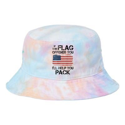 If This Flag Offends You ILl Help You Pack Tie Dye Newport Bucket Hat